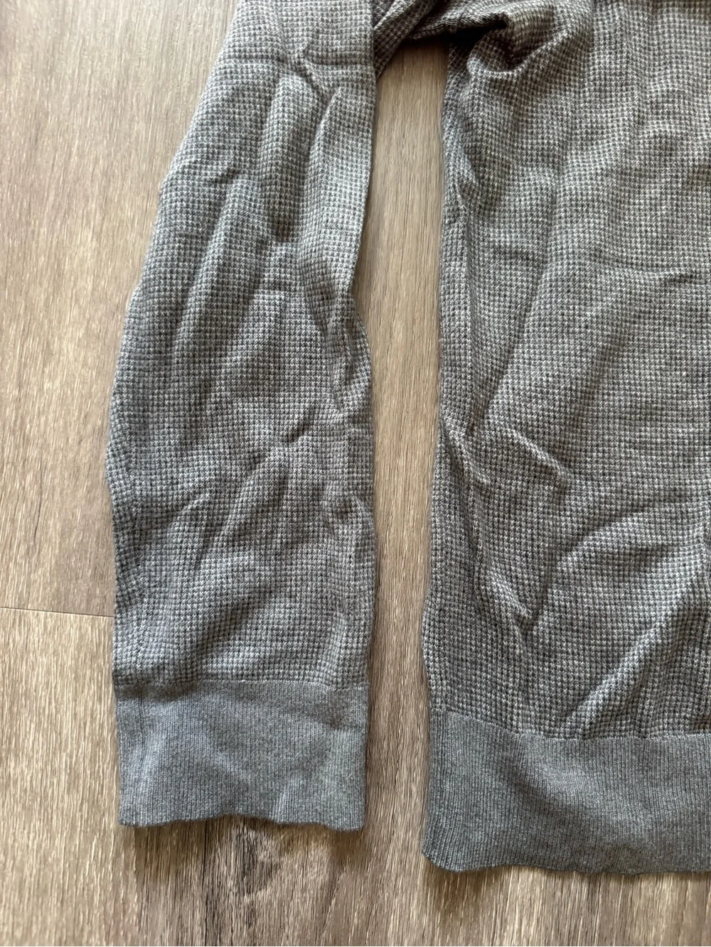 Banana Republic Men's Gray Button-Up V-Neck Cardigan